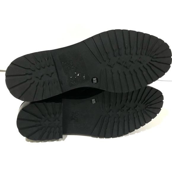 LOUISE ET CIE Sabri Moto Combat Braided Rope Zippered Design Boots - Sz 8 - Picture 9 of 9